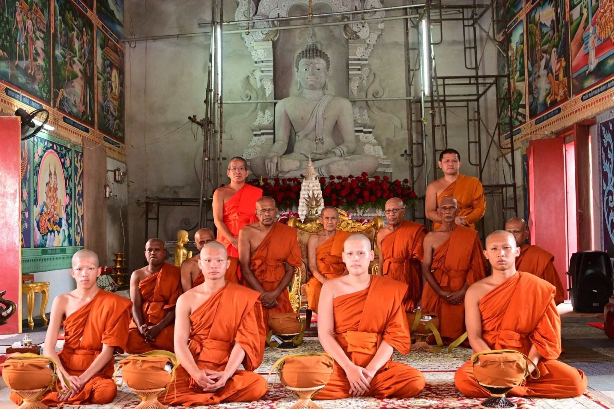 พิธีอุปสมบท โครงการบรรพชาอุปสมบทเฉลิมพระเกียรติ เนื่องในโอกาสมหามงคล วันเฉลิมพระชนมพรรษา จำนวน 10 รูป